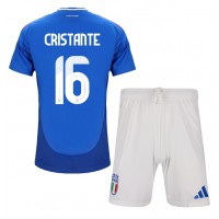 Italien Bryan Cristante #16 Hemmadräkt Barn EM 2024 Kortärmad (+ Korta byxor)